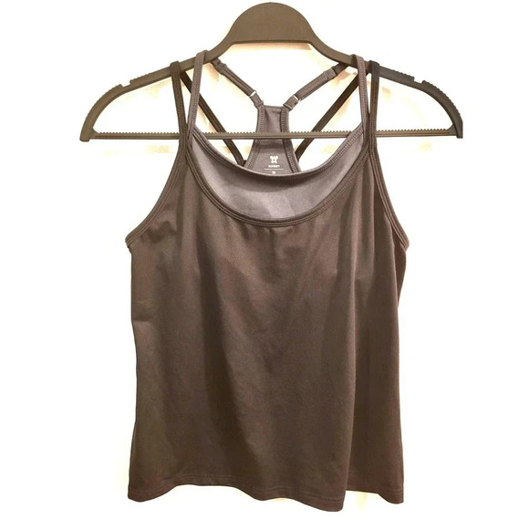 Old Black bActive Top with Bra - Picture 1 of 4